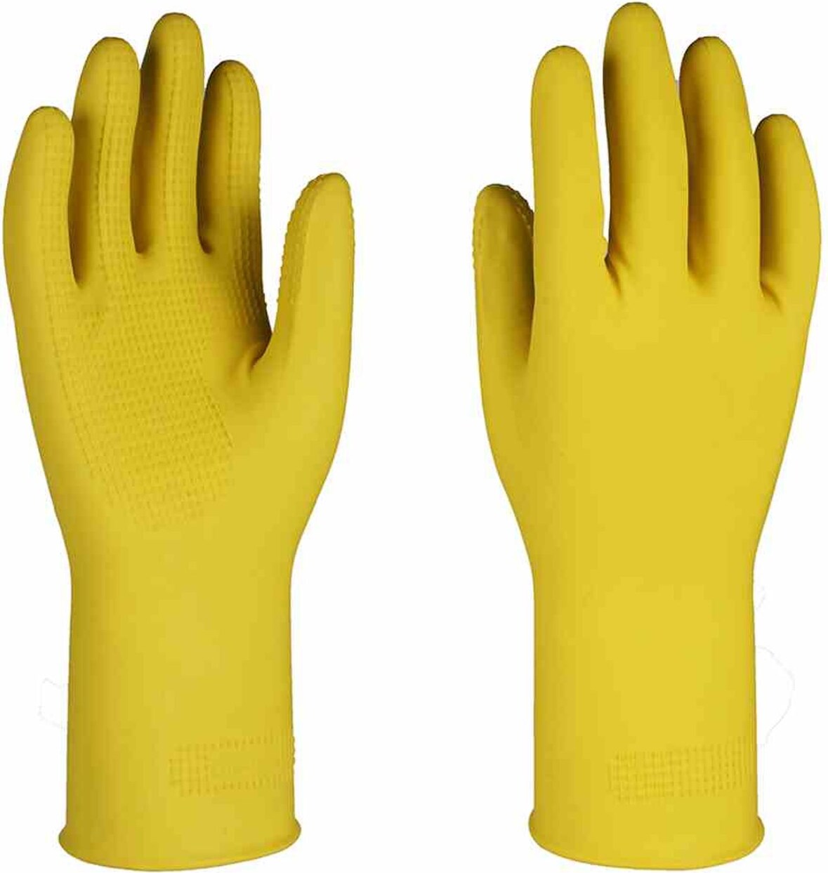 Haushalts-Handschuh `MagnoGrip` Größe S mit gerautem Profil, aus Latex