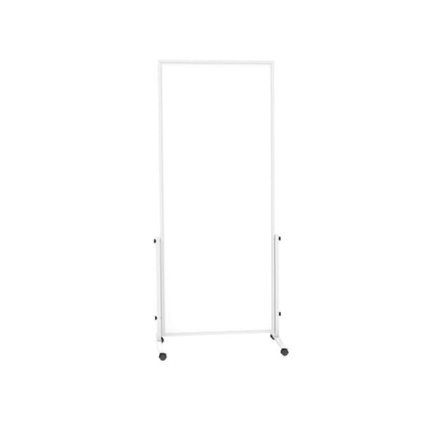 Whiteboard mobil MAULsolid grau easy2move 75x180cm
