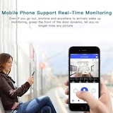 thumbnail of Interphone Vidéo WIFI Sans Fil Économie D'Énergie Installation Facile Noir YONIS