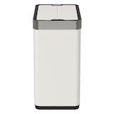 thumbnail of WellHome - Pattumiera in acciaio inox con sensore automatico e coperchio ad alette, bianco, 70L - 41 x 26,5 x 77 cm