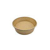 thumbnail of 200 Kraft Salatschalen Snackschalen 1000 ml Ø 180 x 45 mm braun + klarem Deckel