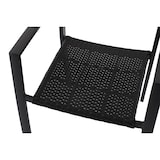 thumbnail of METRO PROFESSIONAL Gastro Armlehnstuhl stapelbar Balsario, Alu/Polyrattan, schwarz