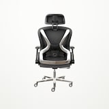thumbnail of CLOUVOU PowerSeat, ergonomischer Bürostuhl, thermoregulative Materialien, 5D-Armlehnen, 3D-Kopfstütze, PhantomWheels, Schwarz