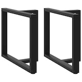 thumbnail of Helloshop26 - Juego de 2 patas para mesa de comedor en forma de T 90 x 35 x 73 cm con niveladores ajustables diseño moderno acero 02_0057330