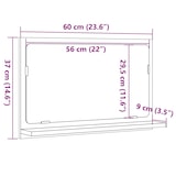 thumbnail of vidaXL Badspiegel mit Ablage Artisan-Eiche 60x11x37 cm Holzwerkstoff