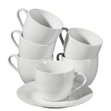 thumbnail of aro Tazza da caffè, porcellana, 250 ml, bianco, 6 pezzi
