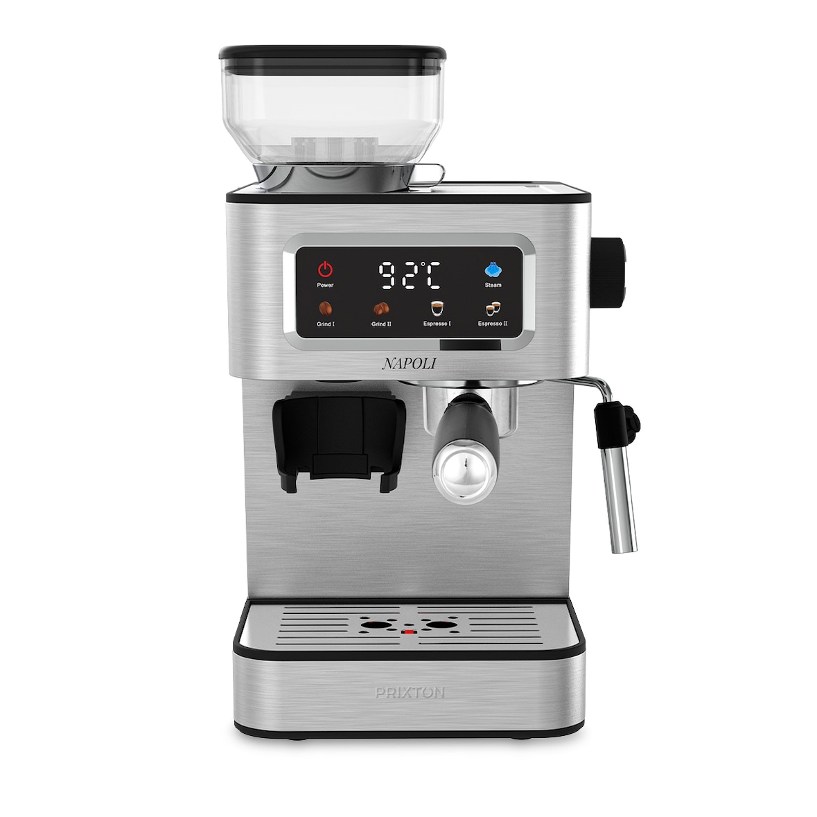 Prixton Cafetera Espresso Nápoli (café En Grano / Molido / Cápsulas)