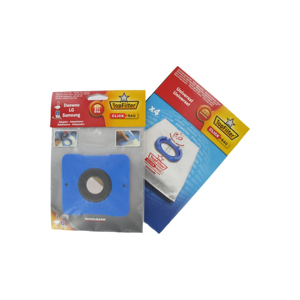 Click Bag Adapter für AEG 480 und Samsung 807/811/846 Staubsauger