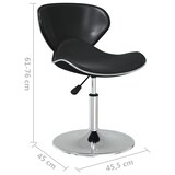thumbnail of vidaXL Eetkamerstoelen 2 st kunstleer zwart