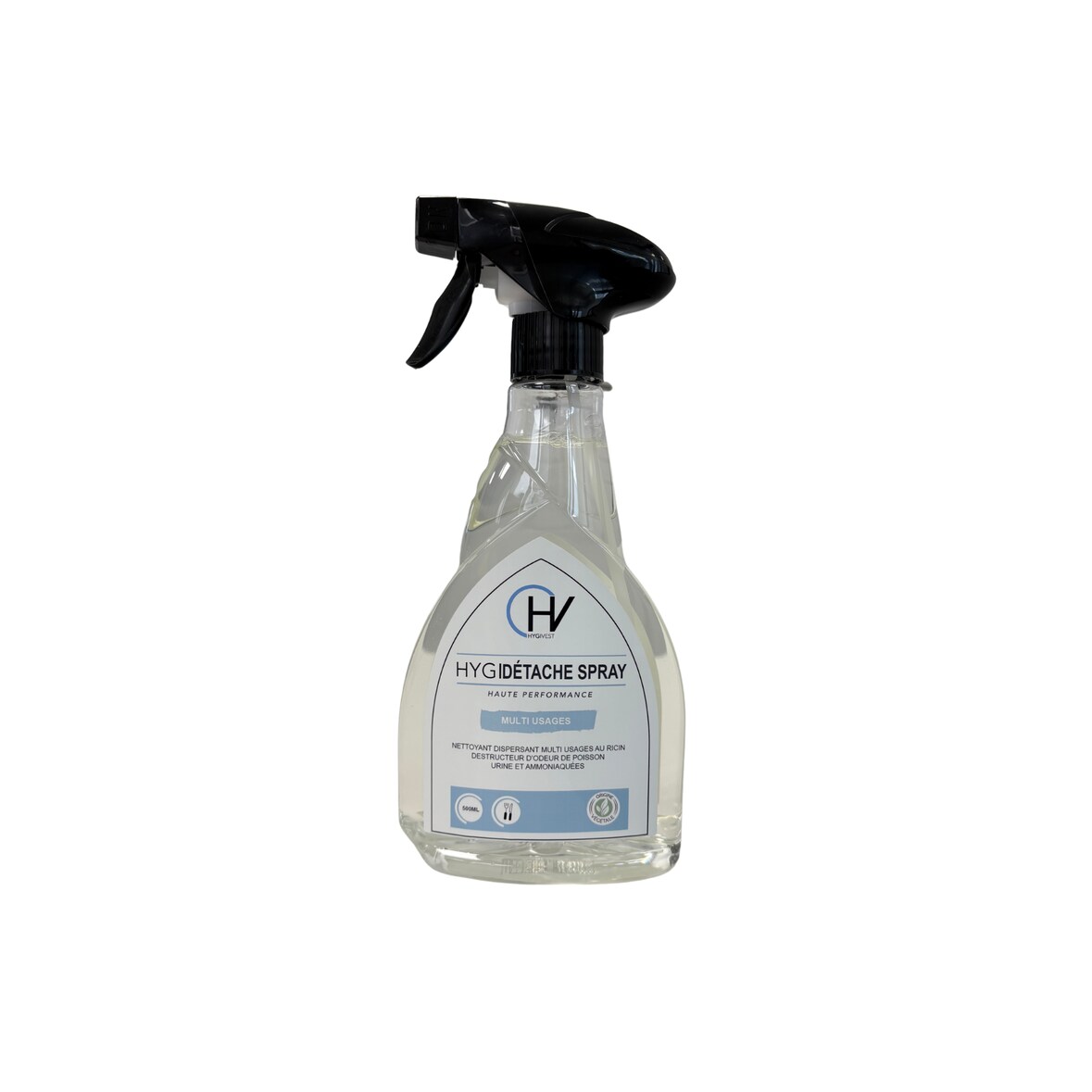 HYGIDÉTACHE SPRAY 500ml - Nettoyant dispersant multi-usages au ricin