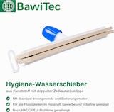 thumbnail of Hygiene Wasserschieber 55cm Breit mit Stiel 140cm Lang HACCP Wasserabzieher Kunststoff weiß