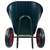 thumbnail of 2-Rad-Schubkarre 100 Liter 160 kg Tragkraft Kunststoffwanne PU Vollgummirad auf Stahlfelge Bauschubkarre