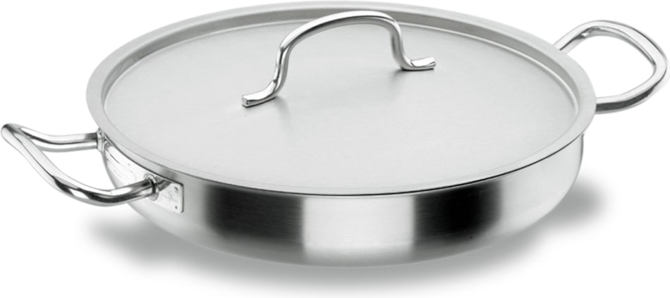 Lacor - 50660 - Paellera con Tapa Chef-Classic Inox. 60cm