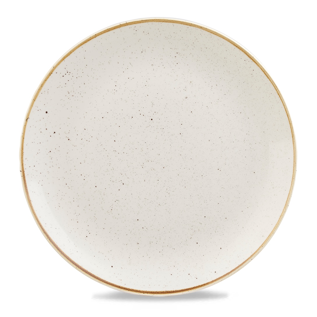 Churchill Stonecast Teller Coupe 32,4 cm, Barley White