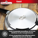 thumbnail of Magefesa Deep Galax - Juego de Sartenes 18 + 26cm, Acero Inoxidable, Libre de PFOA y Metales Pesados, Antiadherente Efecto Piedra, Induccion