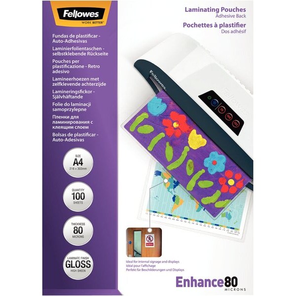 selbstklebende Laminierfolie A4 80mic