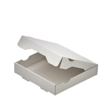 thumbnail of 100 Pizzakartons Flammkuchen Schachteln 22x22x4cm weiß unbedruckt