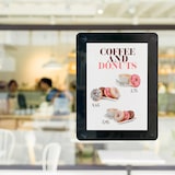 thumbnail of Securit® Porte-affiche A4 pour vitrine - Noir - Avec 4 ventouses - Double-face