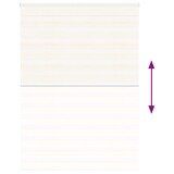 thumbnail of vidaXL Doppelrollo Marmorbeige 165x230cm Stoffbreite 160,9 cm Polyester