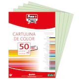 thumbnail of Pacote de 50 Cartolinas 180g. A4 verde água
