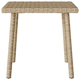 thumbnail of vidaXL Garten-Couchtisch Rechteckig Beige 40x40x37 cm Poly Rattan