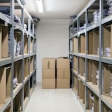 thumbnail of ECD Germany Werkstattregal Schwerlastregal - 180x90x40 cm - verzinkt - belastbar bis 750kg - 5 MDF-Platten - Lagerregal Steckregal Kellerregal