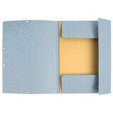 thumbnail of Exacompta  Cod. 55531E - Cartella 3 lembi con elastici in cartoncino lustré 400 g/mq - 24x32cm grigio chiaro - Confezione da  25 pz.