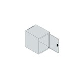 thumbnail of C+P Aufsatzschrank Classic PLUS, 1 Abteil, HxBxT 50x40x50cm, Sicherheitsdrehriegel, Anthrazit/Hellgrau von PROREGAL