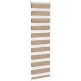 thumbnail of vidaXL Doppelrollo Sandbraun 50x150 cm Stoffbreite 45,9 cm Polyester