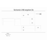 thumbnail of SARMOG SCRIVANIA ANGOLARE DX L180 IN KIT in truciolare nobilitato color ossido bianco