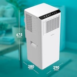 thumbnail of Daitsu Aire acondicionado portátil Aeris Cool 3 en 1 Frío hasta 18 m² Blanco APD-07FXA