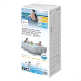 thumbnail of Piscina sobre o solo retangular prisma frame intex 300x175x80 cm com bomba