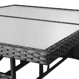 thumbnail of vidaXL 5-tlg. Garten-Essgruppe Poly Rattan Schwarz