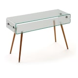 thumbnail of MF - Mesa Consola Recibidor HOLANDA 120TR de Madera y Cristal - 120 x 40 cm - Diseño Elegante