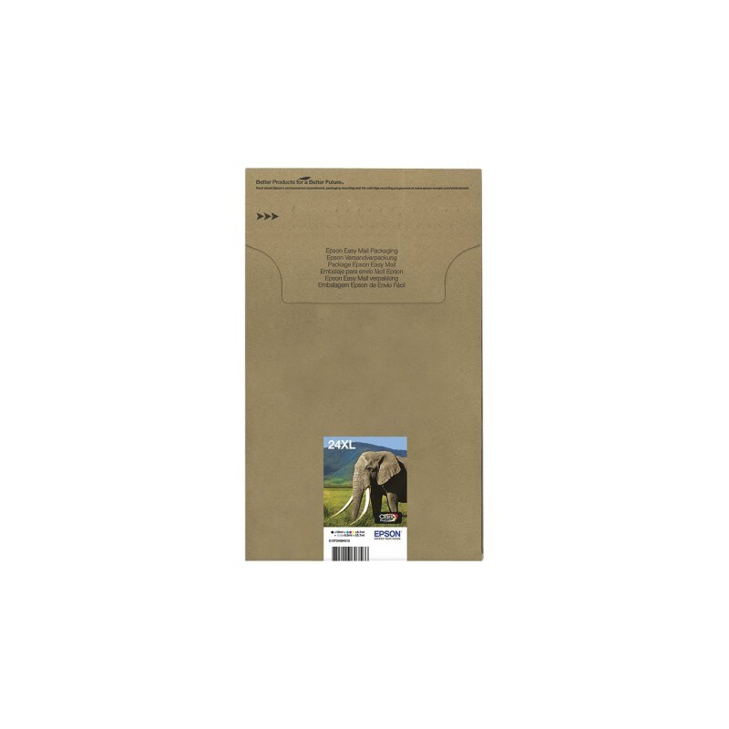 Epson 24XL Multipack EM 6er-Pack Schwarz Gelb Cyan Magenta hell Tintenpatrone 8.7 ml bis 9.8 ml