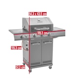 thumbnail of Gasgrill Char-Broil Advantage CORE B 3 schwarz metallic inkl. 3 Brenner + Seitenbrenner Deckelthermometer, Grillrost