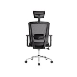 thumbnail of Cadeira Ergonomica Q-Connect Palermo Malha Base Nylon Alt Max 1300 Mm Larg 610 Mm Prof 600 Mm Rodas Premium Cor Preto