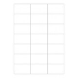 thumbnail of Wasserlösliche Etiketten 63,5 x 38,1 mm(Anzahl Bögen /VPE: 25)