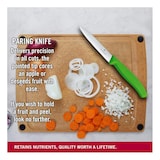 thumbnail of Victorinox coltello spelucchino Verde lama liscia cm 10