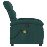 thumbnail of vidaXL Massagesessel Dunkelgrün Stoff
