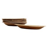 thumbnail of 10x ovaler Teller aus Palmblatt Größe 21 cm