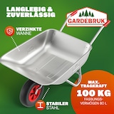 thumbnail of Gardebruk Schubkarre 150kg Belastbarkeit