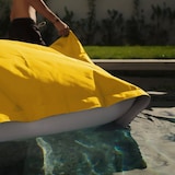 thumbnail of Pouf Géant XXL Déhoussable, Flottant pour Piscine, Deco Arts Jaune miel