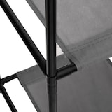 thumbnail of vidaXL Lagerschrank mit 3 Stoff-Schubladen Grau 34x34x101 cm Stahl