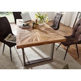 thumbnail of FineBuy Esstisch Natur Küchentisch Holz Esszimmertisch Massiv Industrial Tisch