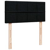 thumbnail of vidaXL Ottoman-Bett mit Matratze Schwarz 100x200 cm Stoff