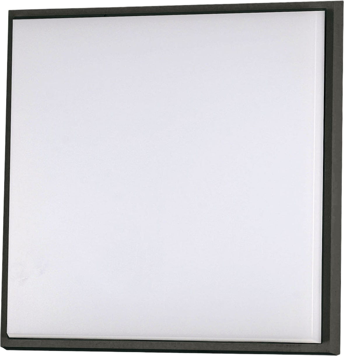 Desdy Quadratische LED-Deckenleuchte 30W 3000K IP54 Schwarzes Aluminium- und Polycarbonatgehäuse 300x300x50mm Produktcode 3314-65-101