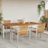 thumbnail of vidaXL Esstisch für draußen 180x90x75 cm Massivholz Akazie