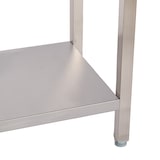 thumbnail of Romux® Évier en Acier Inoxydable avec 2 Cuves et Égouttoir à Gauche 1600x600x850 mm Démontable | Évier Industriel | Plonge Inox Professionnelle