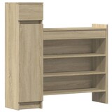 thumbnail of vidaXL Schuhschrank Sonoma-Eiche 100,5x28x100 cm Holzwerkstoff